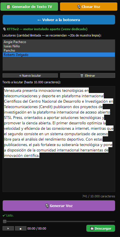 Voces Nativas Clonadas