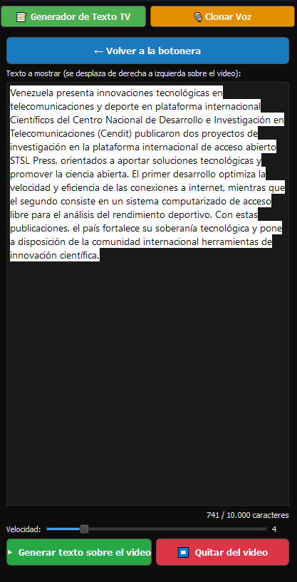 Generador de Texto